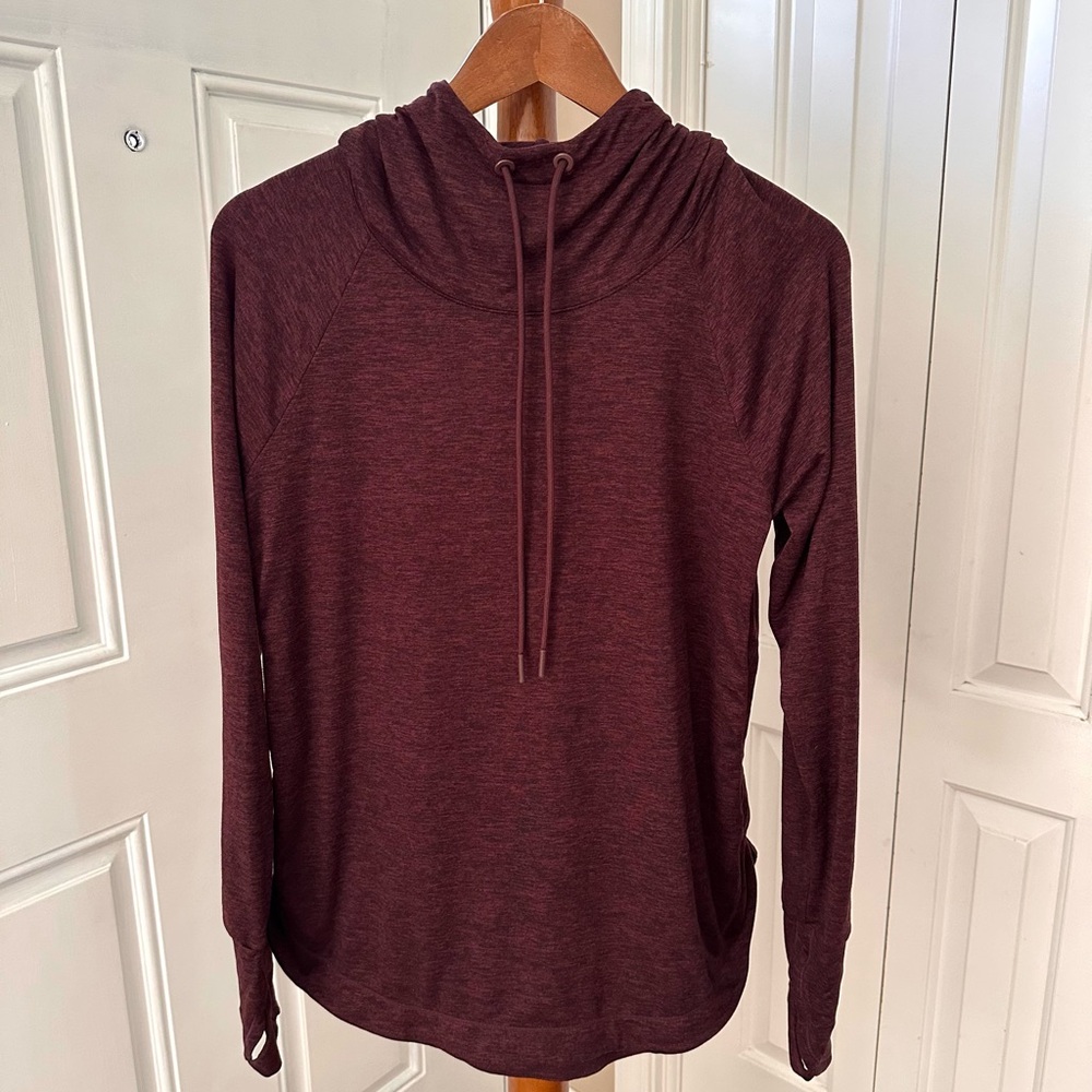 Athleta Plum Hooded Sweatshirt